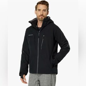 Obermeyer Sutton Men’s Jacket Zip Black - SZ: Medium. MSRP~ $649.00